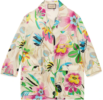 (W) Camisa Gucci Marfil Estampado Floral SS23. 752917-ZANXO-9132 Buy (W) Camisa Gucci Marfil Estampado Floral SS23. 752917-ZANXO-9132