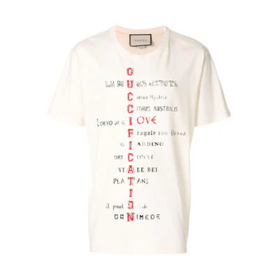 (Women) Gucci Ivory Oversized Short-Sleeve Logo T-shirt 492347-X3N07-7550