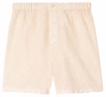 (Women) Gucci Ivory Plain Zip Pocket Casual Shorts 627841-ZAERJ-9200 (Women) Gucci Ivory Plain Zip Pocket Casual Shorts 627841-ZAERJ-9200