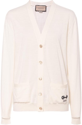 (W) 구찌 아이보리 브이넥 버튼업 니트 가디건 731059-XKCZ3-9791 Buy (W) 구찌 아이보리 브이넥 버튼업 니트 가디건 731059-XKCZ3-9791
