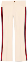 (Women) GUCCI Ivory White Cotton Denim Flared Trousers. 527630-XRB86-9278 (Women) GUCCI Ivory White Cotton Denim Flared Trousers. 527630-XRB86-9278