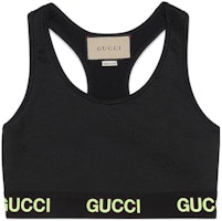 (Women) Gucci Jacquard Logo Tank Top Black 693086-XJDS5-1131 (Women) Gucci Jacquard Logo Tank Top Black 693086-XJDS5-1131