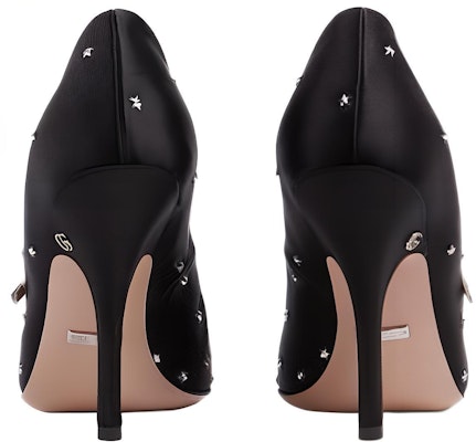 (Women) Gucci Jodie Embellished Satin Pumps Black 723430-FJSY0-1097 Shop (Women) Gucci Jodie Embellished Satin Pumps Black 723430-FJSY0-1097
