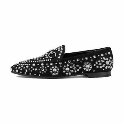 (W) Gucci Jordaan 'Black Suede'
