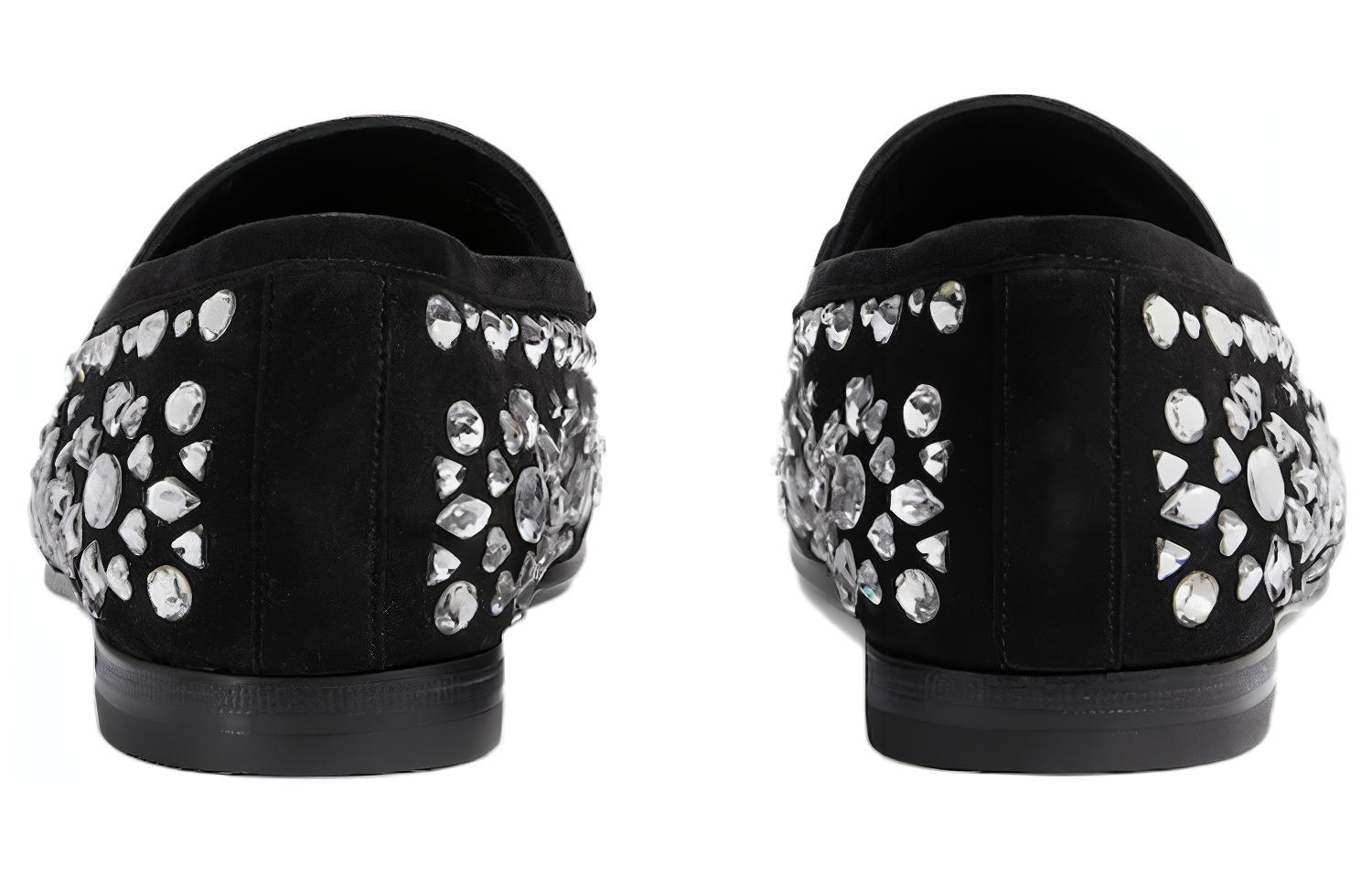 Shop (W) Gucci Jordaan 'Hitam Suede' 757751-CA1M0-1000
