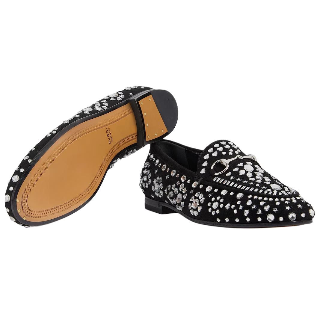 Purchase (W) Gucci Jordaan 'Hitam Suede' 757751-CA1M0-1000