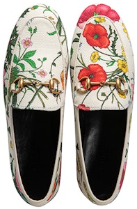 GUCCI 古奇 Jordaan 休閒花卉平底鞋 女款 白 Purchase GUCCI 古奇 Jordaan 休閒花卉平底鞋 女款 白