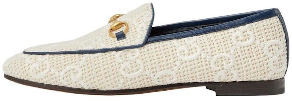 (Women) Gucci Princetown GG-Supreme Canvas Backless Loafers 'Cream' 431467-FABQG-9188 (Women) Gucci Princetown GG-Supreme Canvas Backless Loafers 'Cream' 431467-FABQG-9188