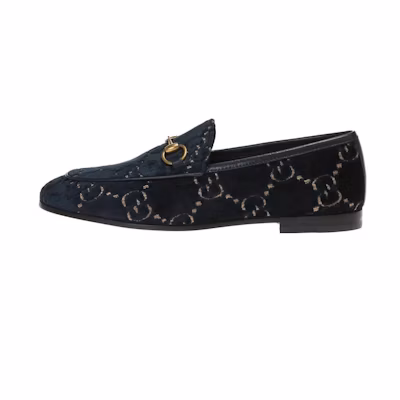 (W) Gucci Jordaan GG Loafer 'Blue'