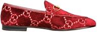 Order (W) Gucci Jordaan Loafer Kain Baldu GG 'Merah' 431467-9JT20-6496