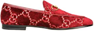 Order (W) Gucci Jordaan Mocasín de Terciopelo GG 'Rojo' 431467-9JT20-6496