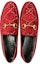 Shop (W) Gucci Jordaan Loafer Kain Baldu GG 'Merah' 431467-9JT20-6496