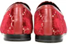 Purchase (W) Gucci Jordaan Mocasín de Terciopelo GG 'Rojo' 431467-9JT20-6496