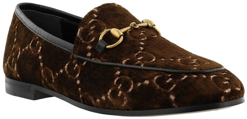 (Women) Gucci Jordaan GG Velvet Loafers Cocoa 431467-9JT20-2061 Order (Women) Gucci Jordaan GG Velvet Loafers Cocoa 431467-9JT20-2061