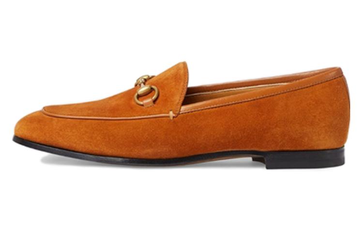 (Women) Gucci Jordaan Leather 'Classic Horsebit Brown' 404069-AABLH-8351