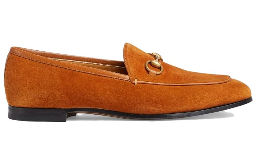 (W) Gucci Jordaan Leather 'Classic Horsebit Brown' 圖 2