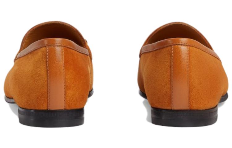 (W) Gucci Jordaan Leather 'Classic Horsebit Brown' 圖 5