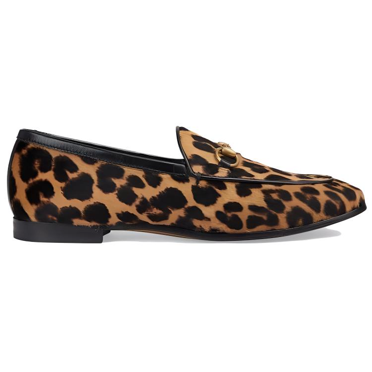 Order (W) Mocassins en Cuir Gucci Jordaan ''Marron'' 771054-AACZ2-9342