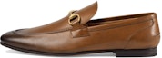Buy (W) Gucci Jordaan Kulit Loafer 'Coklat' 406994-BLM00-2535