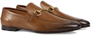 (W) Gucci Jordaan Kulit Loafer 'Coklat' 406994-BLM00-2535