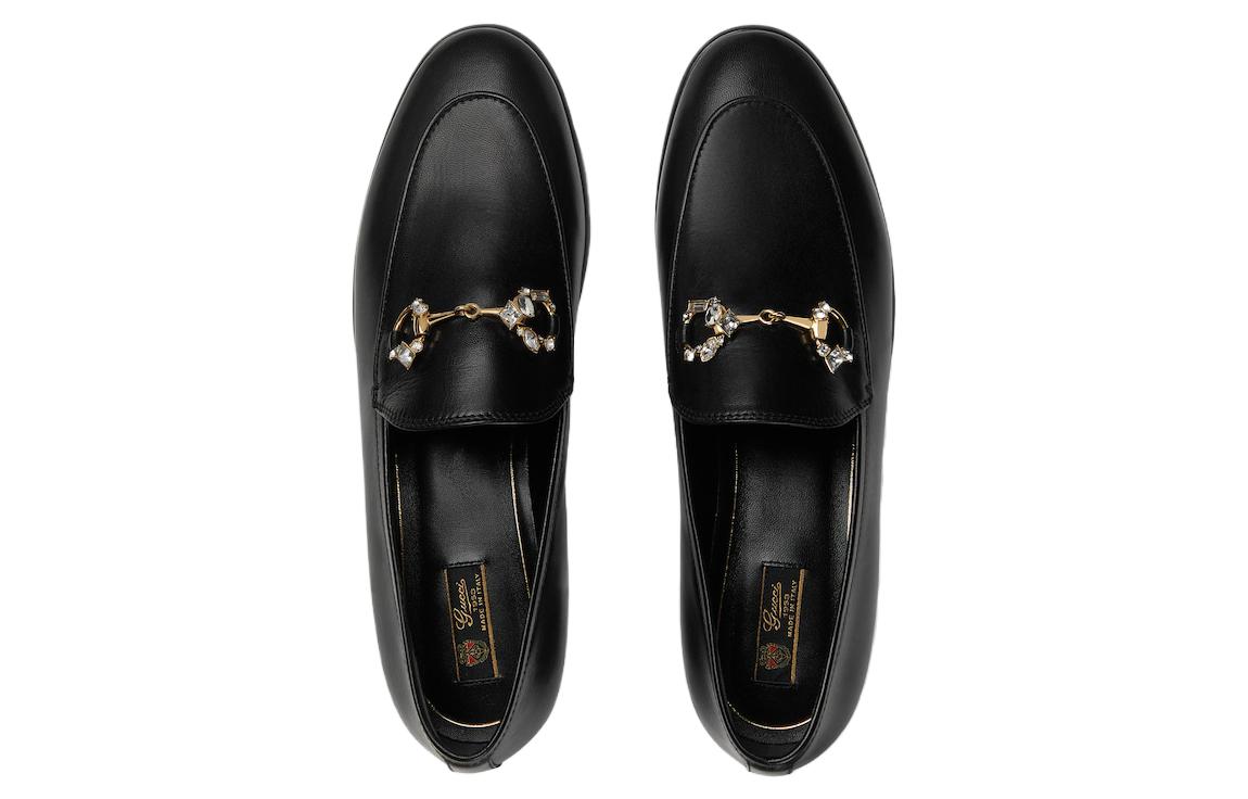 Lookbook (W) Gucci Jordaan Loafer ''Zwart Leer'' 759918-C9D00-1000