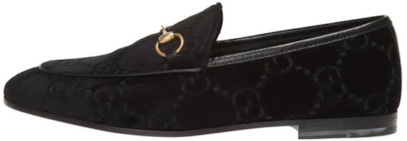 (Women) Gucci Jordaan Loafer 'Black Velvet' 431467-9JT20-1000 (Women) Gucci Jordaan Loafer 'Black Velvet' 431467-9JT20-1000