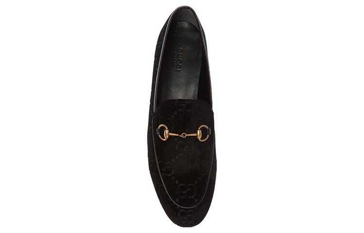 Shop (W) Gucci Jordaan Loafer 'Beludru Hitam' 431467-9JT20-1000