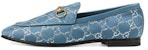 (W) Kasut Gucci Jordaan Loafers Biru 431467-2C820-4691