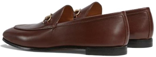 GUCCI古馳 Jordaan 24春夏系列 皮革 馬嚼環 便鞋 1cm 女款 深棕色 Shop GUCCI古馳 Jordaan 24春夏系列 皮革 馬嚼環 便鞋 1cm 女款 深棕色