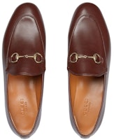 GUCCI古馳 Jordaan 24春夏系列 皮革 馬嚼環 便鞋 1cm 女款 深棕色 Purchase GUCCI古馳 Jordaan 24春夏系列 皮革 馬嚼環 便鞋 1cm 女款 深棕色