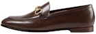 (W) Gucci Jordaan Loafer 'Kulit Perang Gelap' 404069-BLM00-2024