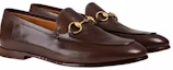 Lookbook (W) Gucci Jordaan Loafer 'Kulit Perang Gelap' 404069-BLM00-2024
