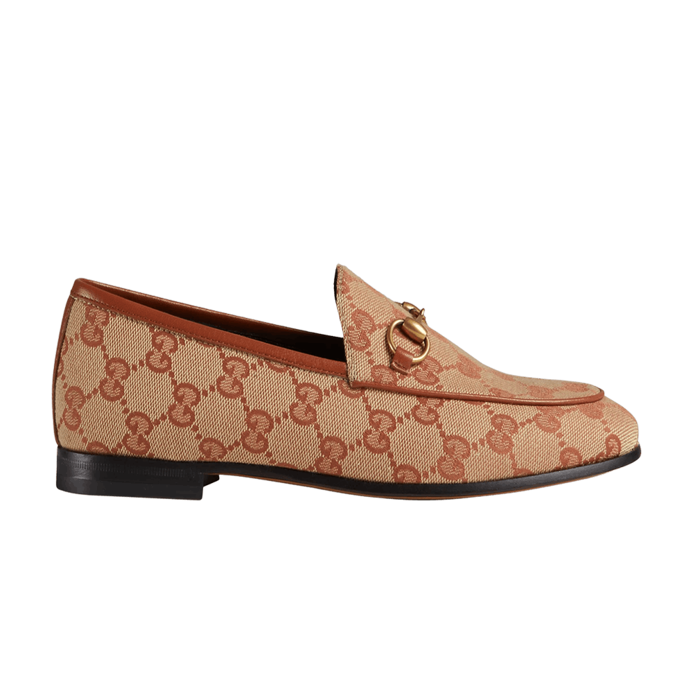 (Women) Gucci Jordaan Loafer 'GG - Beige Rust' 431467-KY980-8378