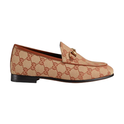 (W) Gucci Jordaan Loafer 'GG - Beige Rust'