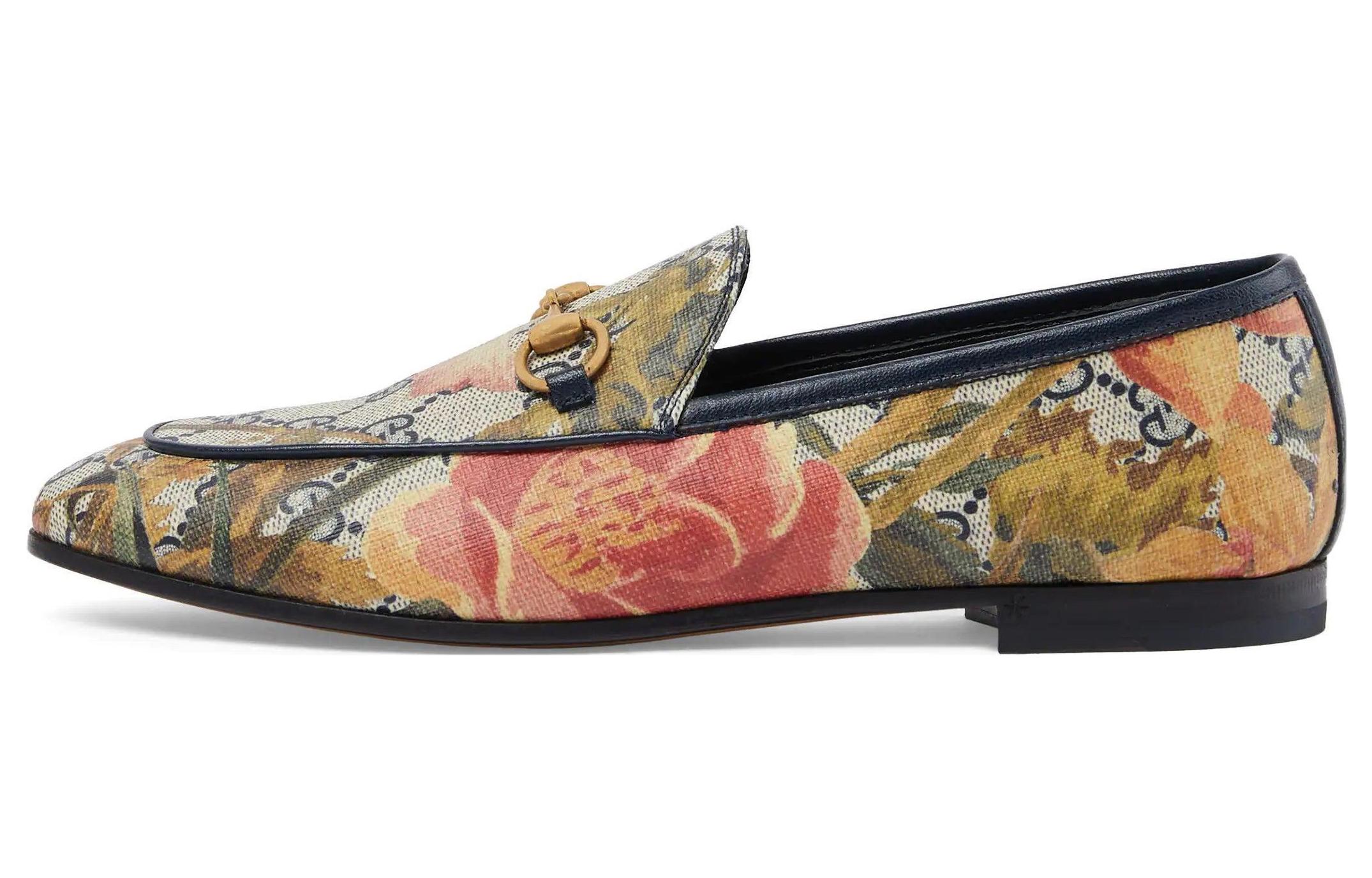 (Women) Gucci Jordaan Loafer 'Multicolor' 731949-FABB2-8463