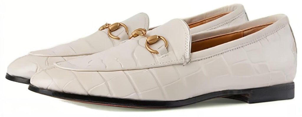 (Women) Gucci Jordaan Loafer 'White Horsebit' 404069-E5BF0-9022 Buy (Women) Gucci Jordaan Loafer 'White Horsebit' 404069-E5BF0-9022