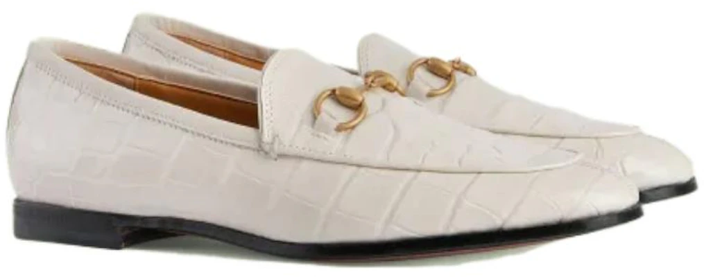 (W) Gucci Jordaan 乐福鞋 '白色马衔扣' 404069-E5BF0-9022 Order (W) Gucci Jordaan 乐福鞋 '白色马衔扣' 404069-E5BF0-9022