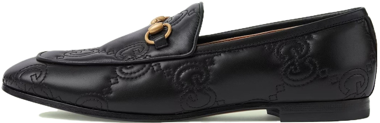(Women) Gucci Jordaan Loafer Black GG Leather 699903-BKO60-1000 Buy (Women) Gucci Jordaan Loafer Black GG Leather 699903-BKO60-1000
