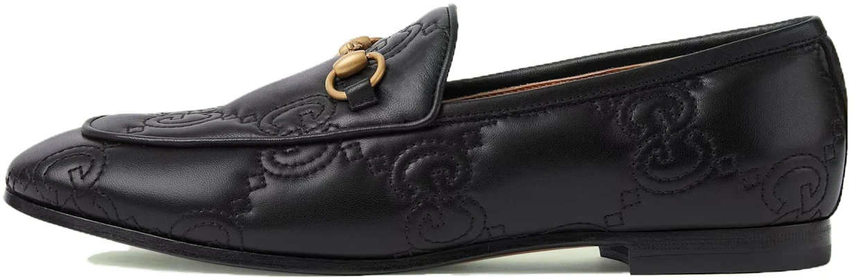 (W) 古驰Jordaan黑色GG皮革乐福鞋 699903-BKO60-1000 Buy (W) 古驰Jordaan黑色GG皮革乐福鞋 699903-BKO60-1000