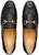 (W) Gucci Jordaan Loafer Hitam Kulit GG 699903-BKO60-1000