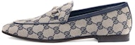 Buy (W) Gucci Jordaan Loafer Biru GG Canvas 693213-KY980-4061