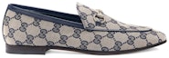Order (W) Gucci Jordaan Loafer Biru GG Canvas 693213-KY980-4061