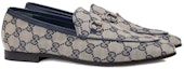 Lookbook (W) Gucci Jordaan Loafer Biru GG Canvas 693213-KY980-4061