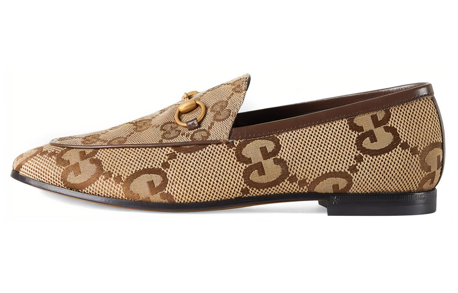 (Women) Gucci Jordaan Loafer GG Canvas 431467-UKO60-2588