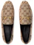 Shop (W) Gucci Jordaan Loafer GG Canvas Sepatu Kulit Pria Branded 431467-UKO60-2588