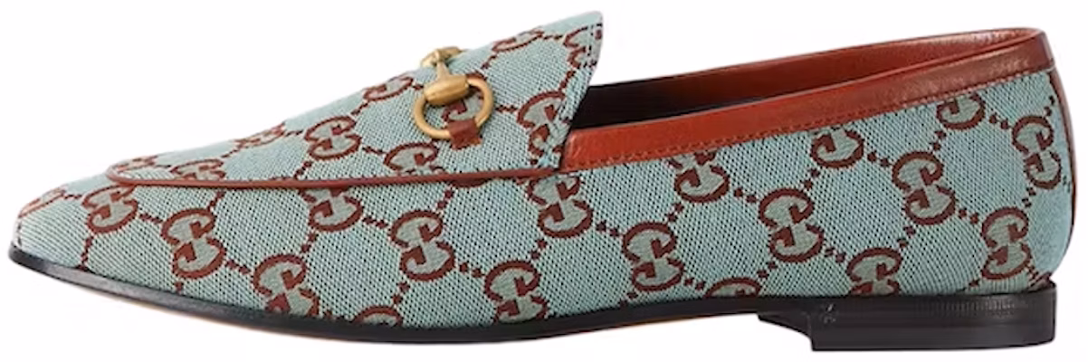 (Women) Gucci Jordaan Loafer Light Blue GG Canvas 431467-9SF10-4985 Buy (Women) Gucci Jordaan Loafer Light Blue GG Canvas 431467-9SF10-4985