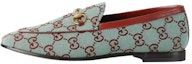 Buy (W) Gucci Jordaan Loafer Biru Muda GG Canvas 431467-9SF10-4985