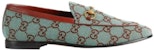 (W) Gucci Jordaan Loafer Biru Muda GG Canvas 431467-9SF10-4985