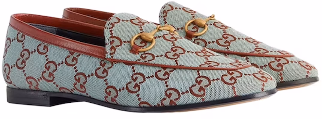 (Women) Gucci Jordaan Loafer Light Blue GG Canvas 431467-9SF10-4985 Lookbook (Women) Gucci Jordaan Loafer Light Blue GG Canvas 431467-9SF10-4985
