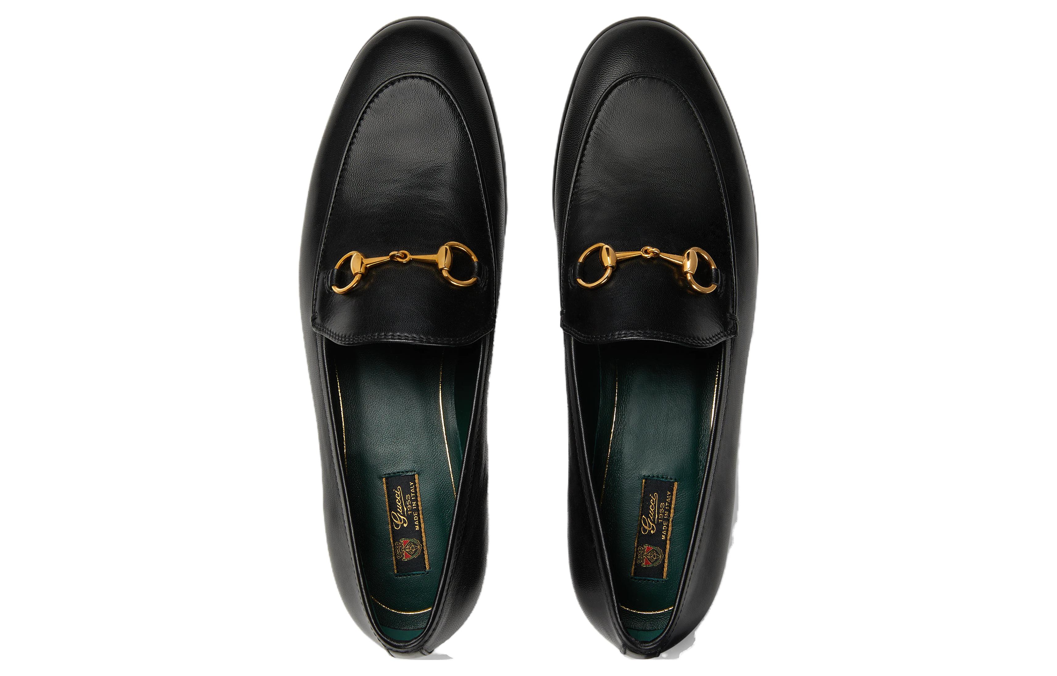 Purchase (W) Gucci Jordaan Loafers ''Schwarz'' 759917-AACE9-1000
